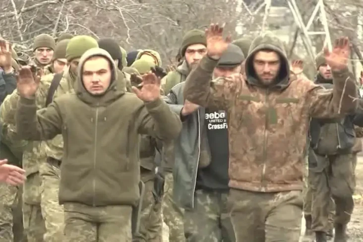 Pasukan Ukraina yang...