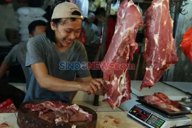 Harga Daging di Makassar...
