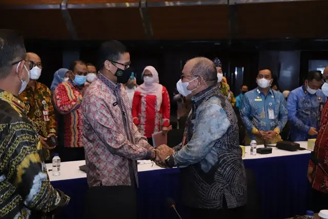 Audiensi bersama Menparekraf,...