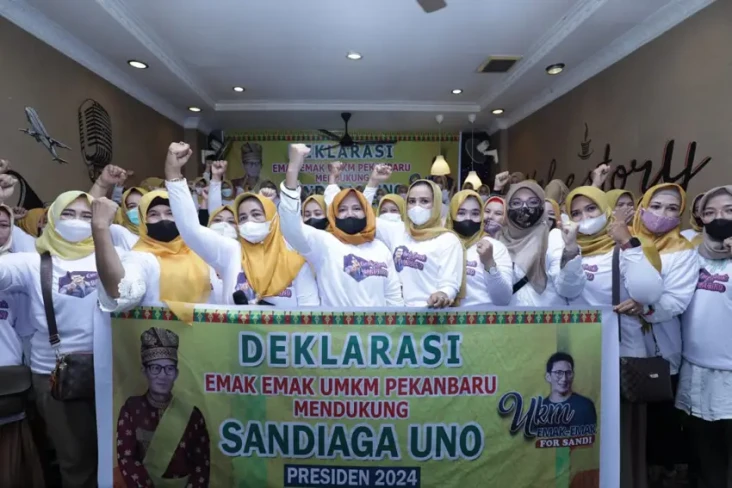 Emak-emak di Pekanbaru...