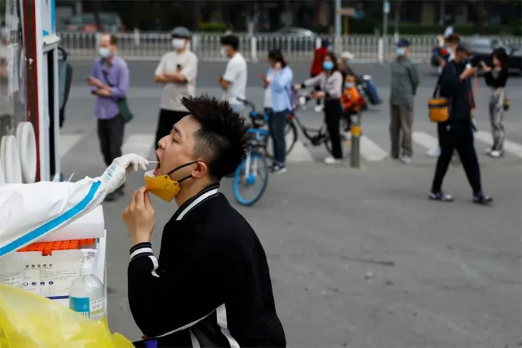 Bendung Covid-19, Beijing...