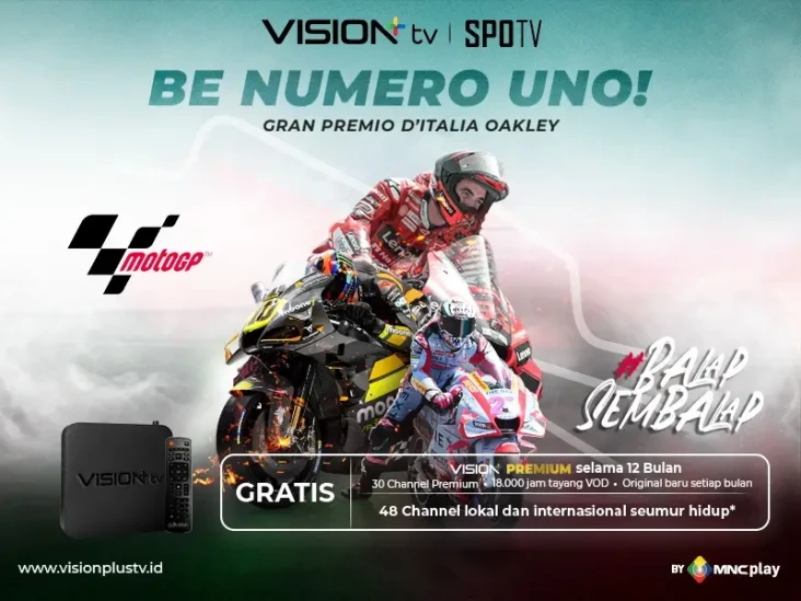 Saksikan Live di Vision+...