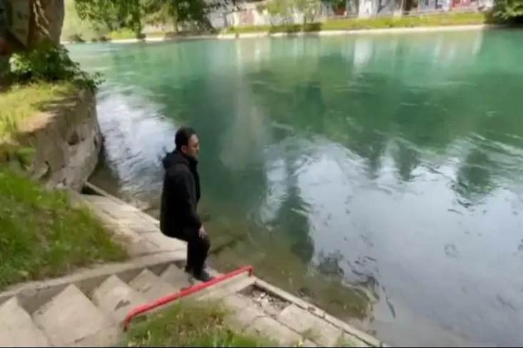 Sungai Aare Swiss, Tempat...