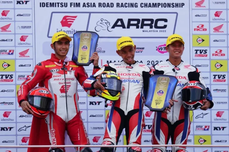 Duo Pembalap Astra Honda...
