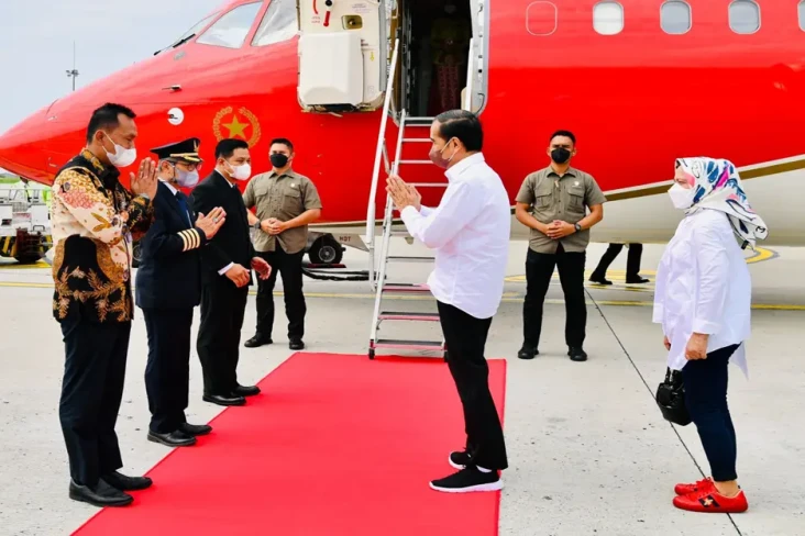 Bertolak ke NTT, Presiden...