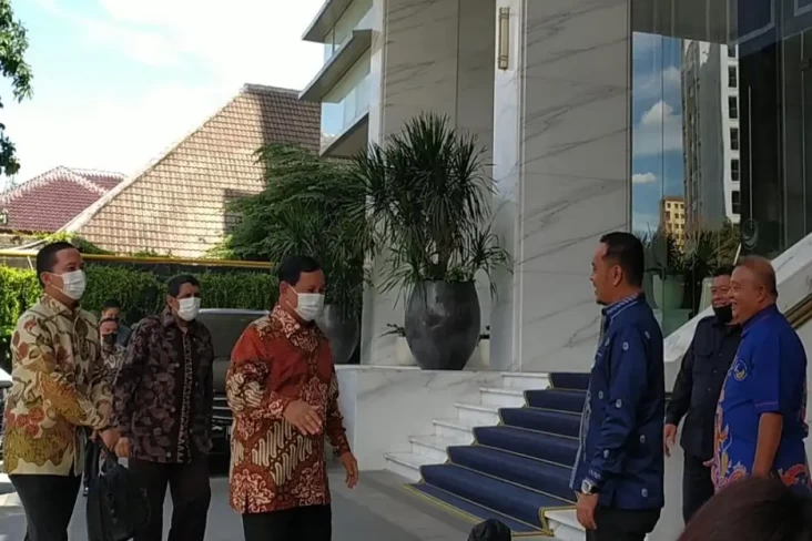 Prabowo Subianto Temui...
