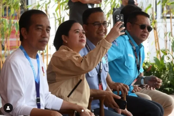 Anies-Puan Mesra di...