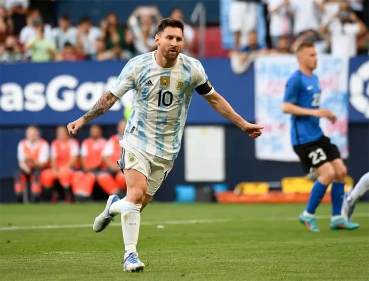 Hasil Argentina vs Estonia:...