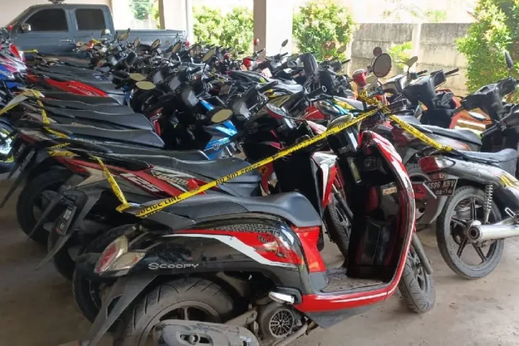 Puluhan Motor Milik...