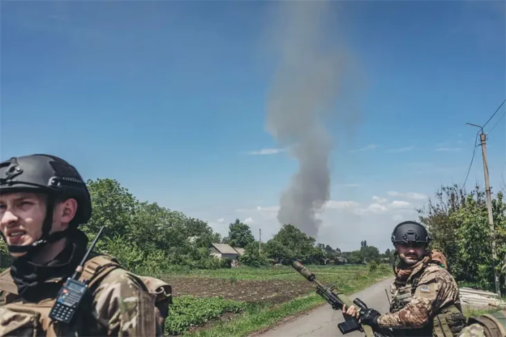 Perang Kota di Sievierodonetsk...