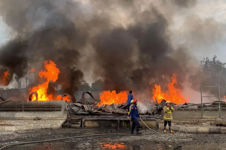 4 Kali Terbakar, Begini...