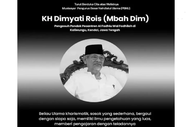KH Dimyati Rois Wafat,...