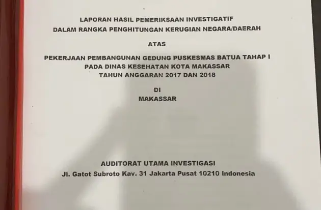 Nilai Kerugian Negara...