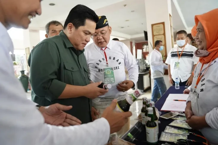 Erick Thohir Sambangi...