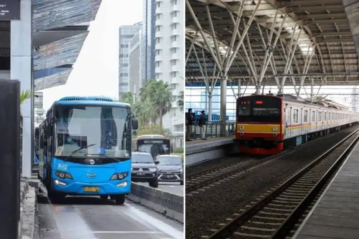 Transjakarta dan KAI...