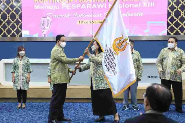 Anies Lepas Kontingen...
