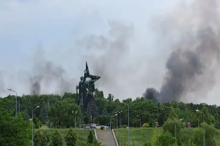 Ukraina Bombardir Donetsk,...
