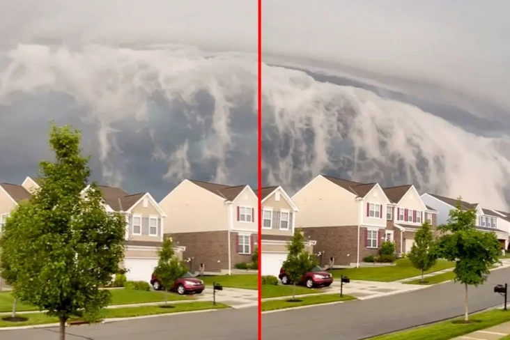 Video Awan Seperti Tsunami...