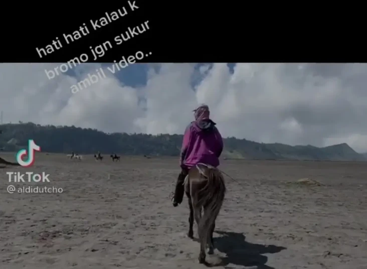 Viral Wisatawan Gunung...