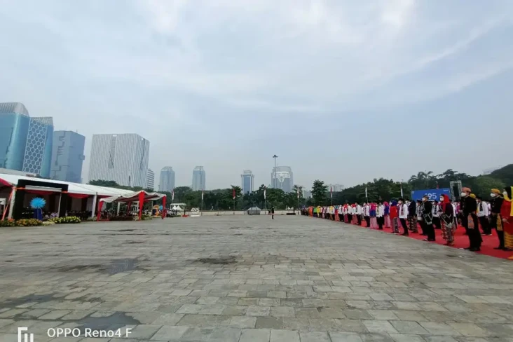 Upacara HUT ke-495 Jakarta,...