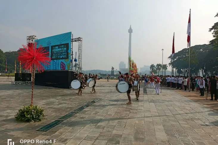 Upacara HUT ke-495 Jakarta...