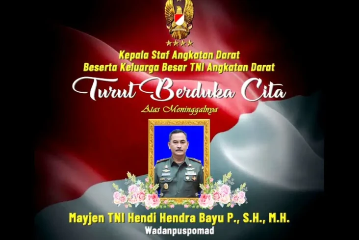 TNI Berduka, Wadanpuspomad...