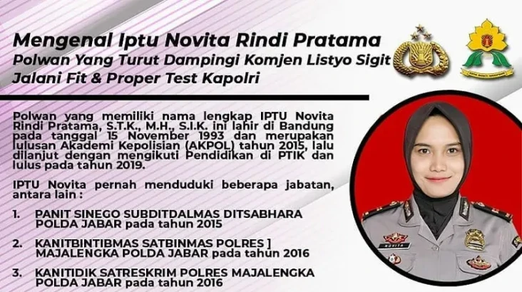 Profil Iptu Novita Rindi,...