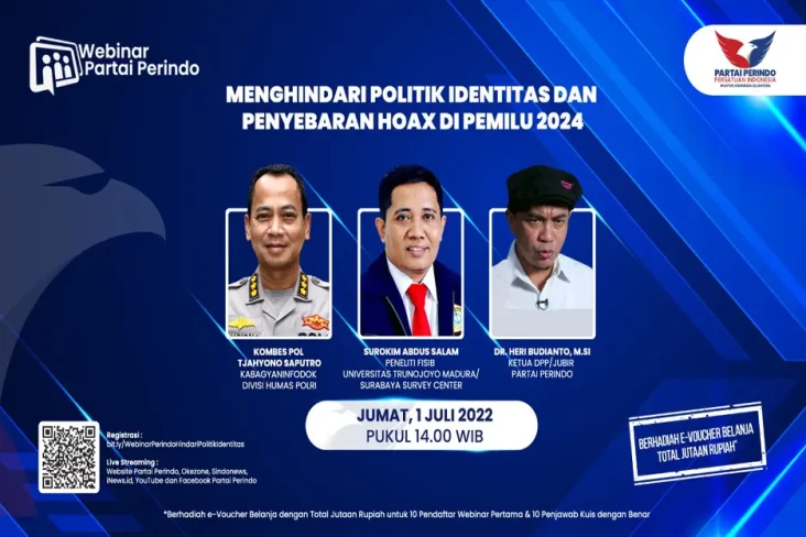 Jumat Ini, Webinar Partai...
