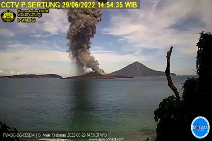 Anak Krakatau Erupsi...