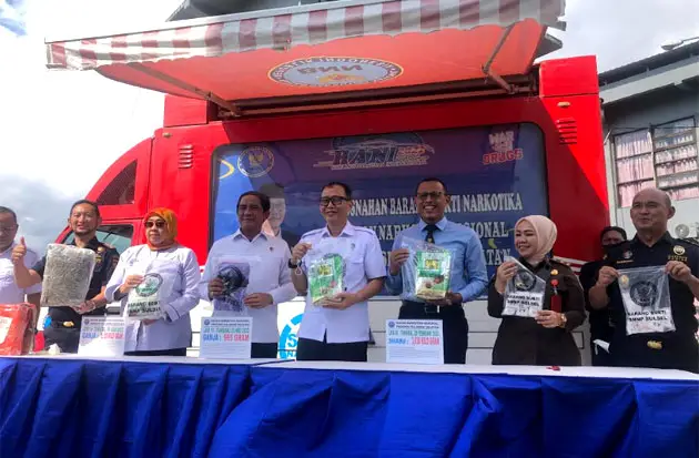 BNNP Sulsel Musnahkan...