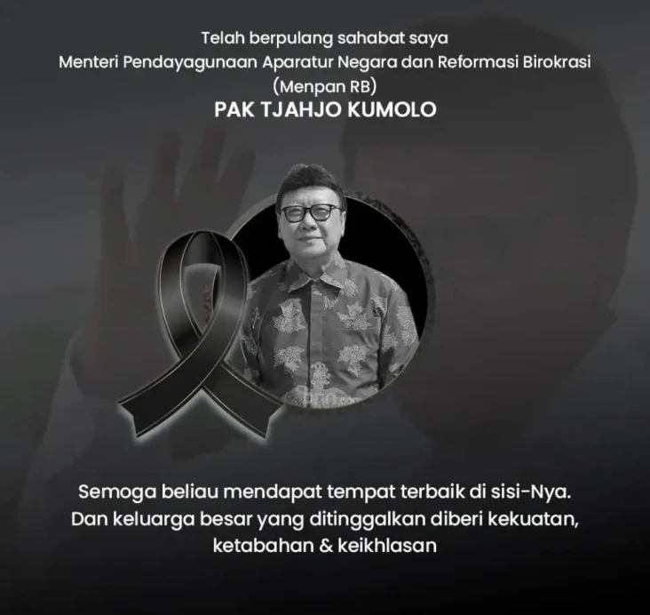 Tjahjo Kumolo Wafat,...