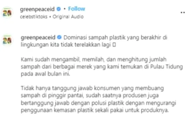 Greenpeace Ungkap Sampah...