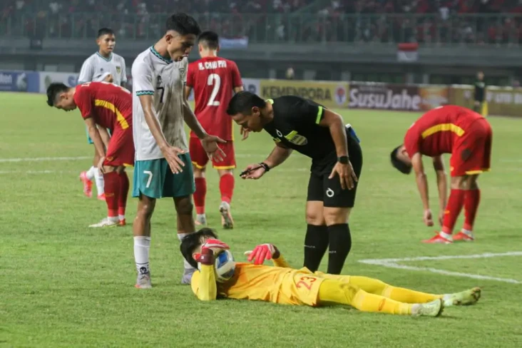 Pemain Vietnam U-19...