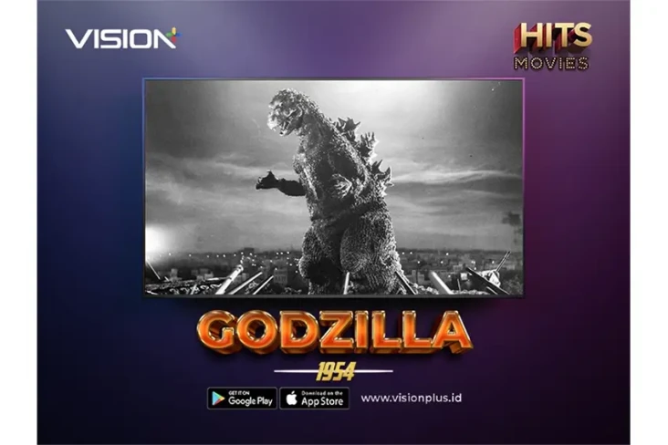 Nonton Godzilla di Vision+,...