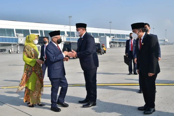 Wapres Maruf Amin Berangkat...