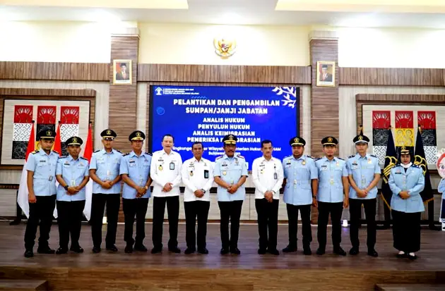 Lantik Analis Hukum,...