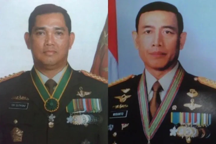 Try Sutrisno dan Wiranto,...