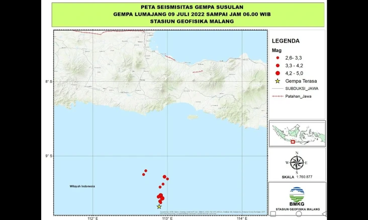 14 Gempa Bumi Guncang...