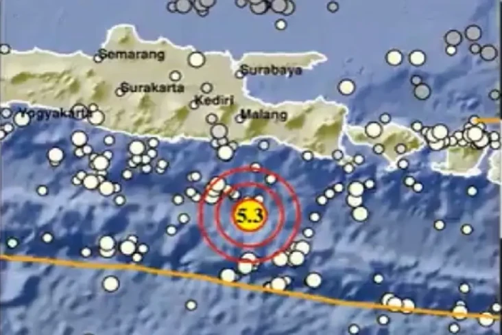 32 Rentetan Gempa Mengguncang...