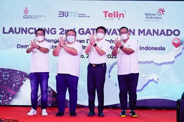 Telkom Resmikan Gateway...