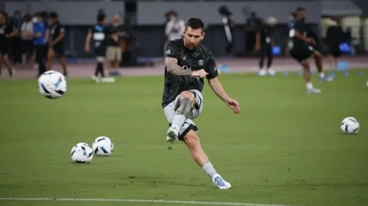 Kekesalan Lionel Messi...