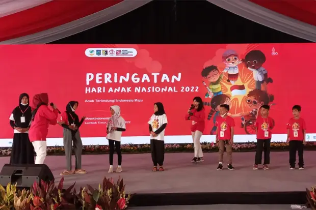 Anak-anak di Lombok...