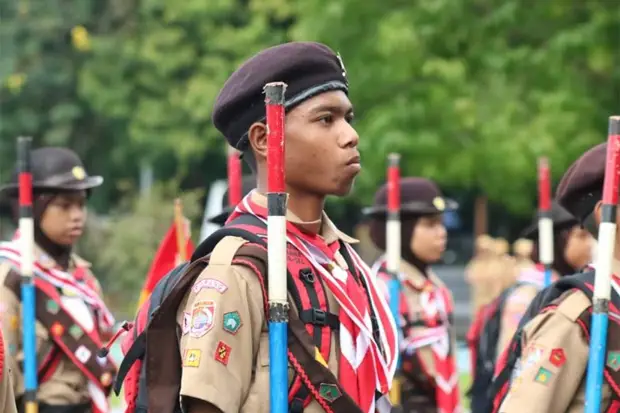 18 Anggota Pramuka Pinrang...