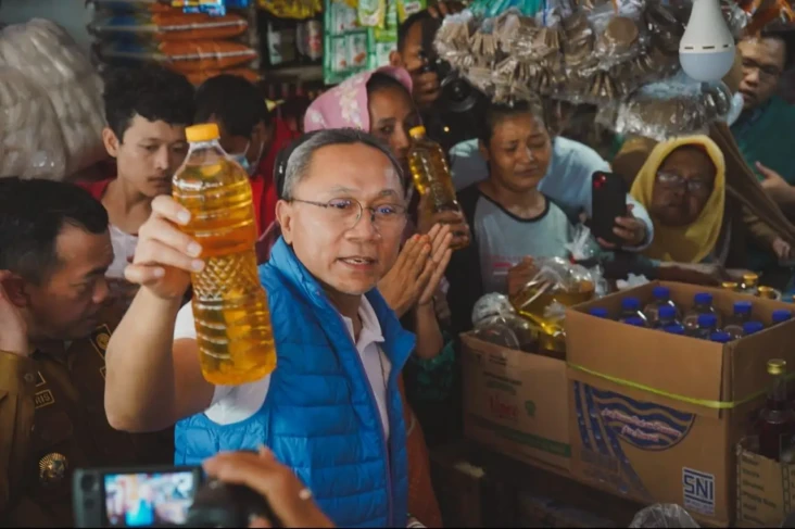 Kunjungi Pasar di Jambi,...