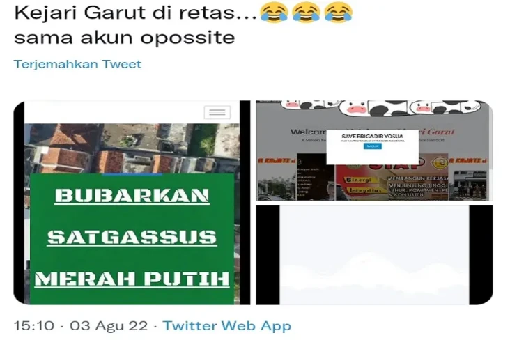 Gempar! Website Kejari...