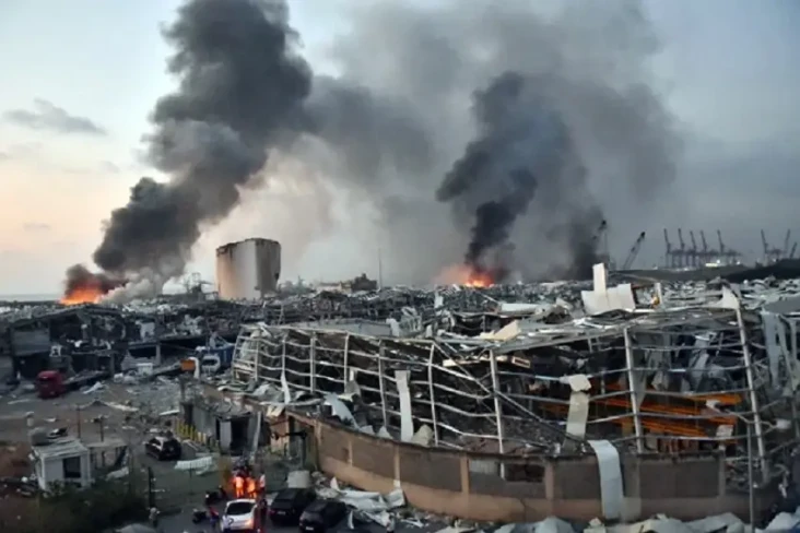 Ledakan Pelabuhan Beirut...