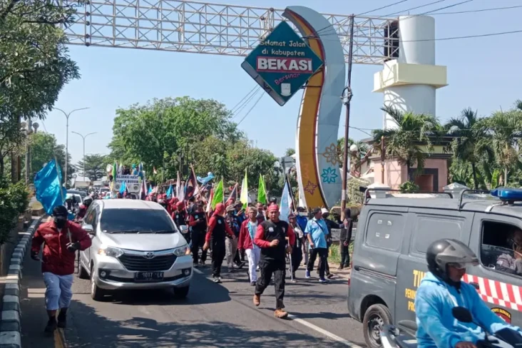 Ratusan Buruh asal Bandung...