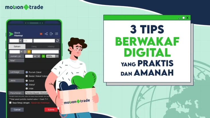 3 Tips Berwakaf Digital...
