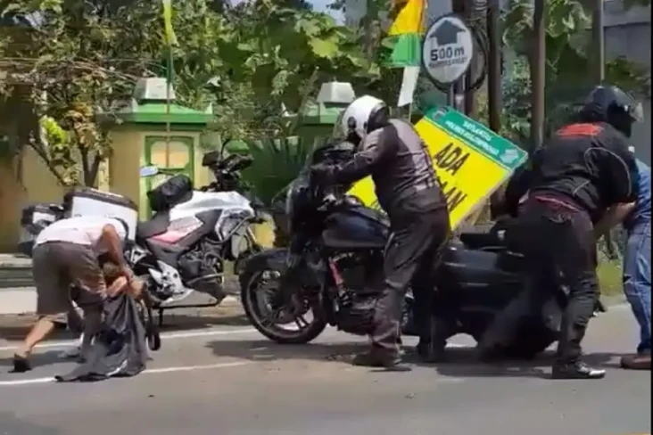 Rombongan Moge Harley...