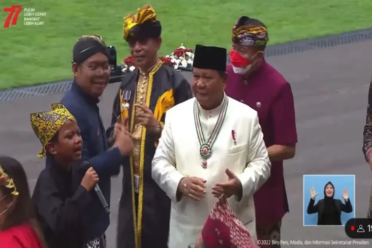 Momen Prabowo Joget...